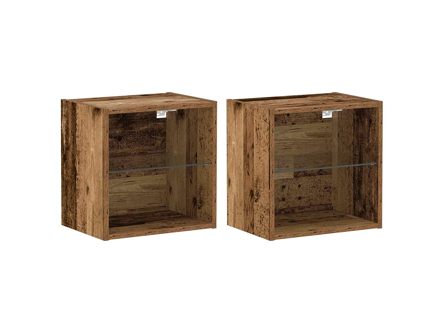 Conjunto de móvel de TV 8 unid. 37 x 30 x 70 cm Madeira antiga