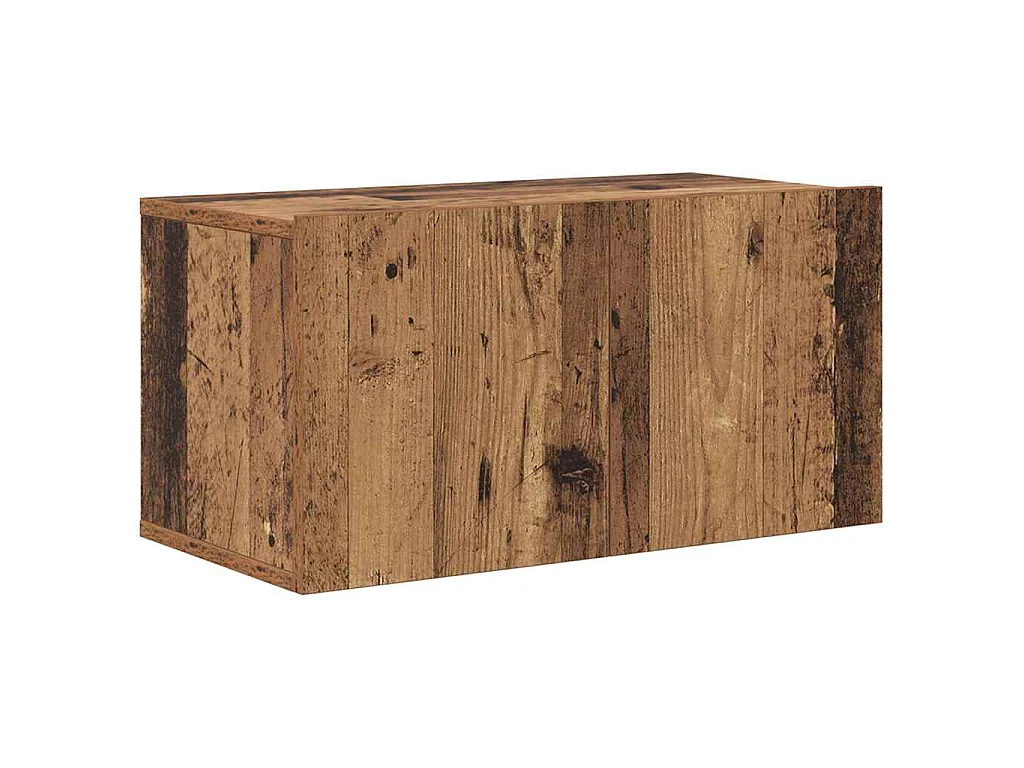 Tv-meubelset Wandgemonteerd Bruin 60 x 30 x 30 cm Bewerkt hout