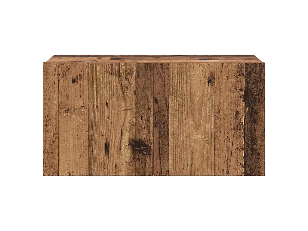 Tv-meubelset Wandgemonteerd Bruin 60 x 30 x 30 cm Bewerkt hout