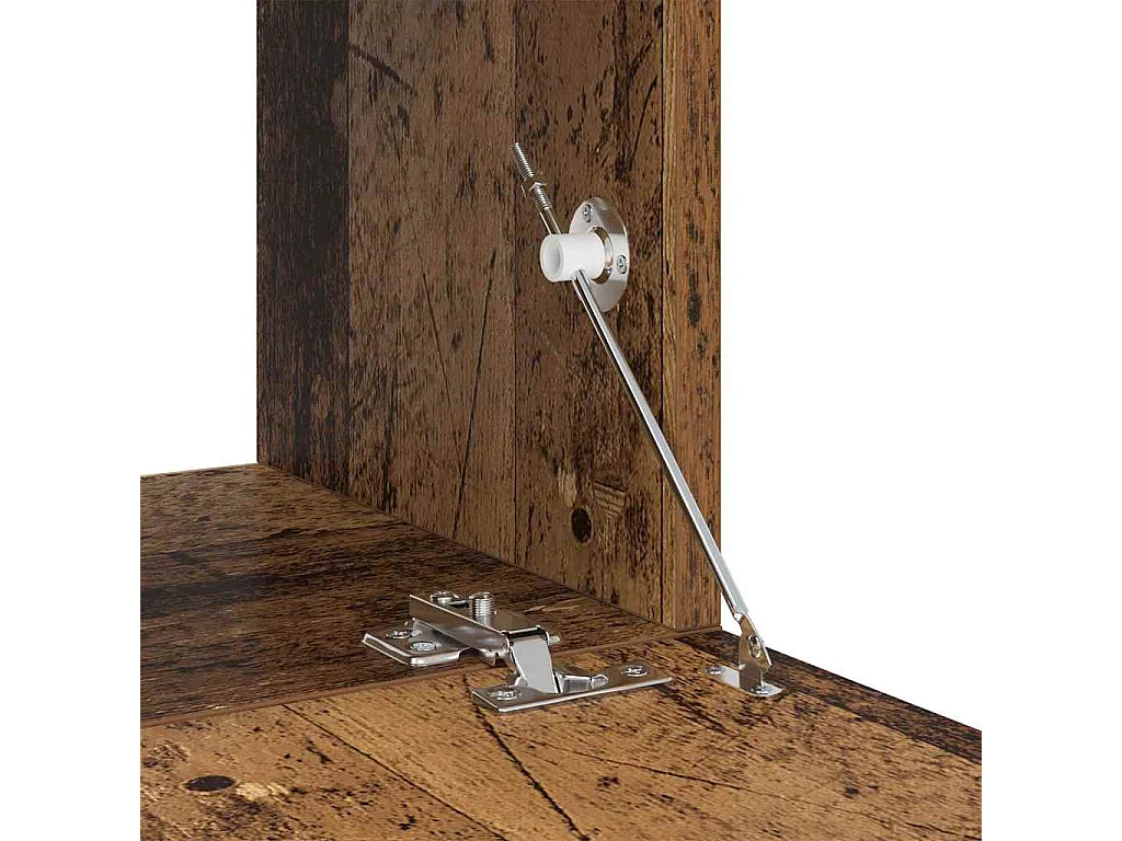 Tv-meubelset Wandgemonteerd Bruin 60 x 30 x 30 cm Bewerkt hout