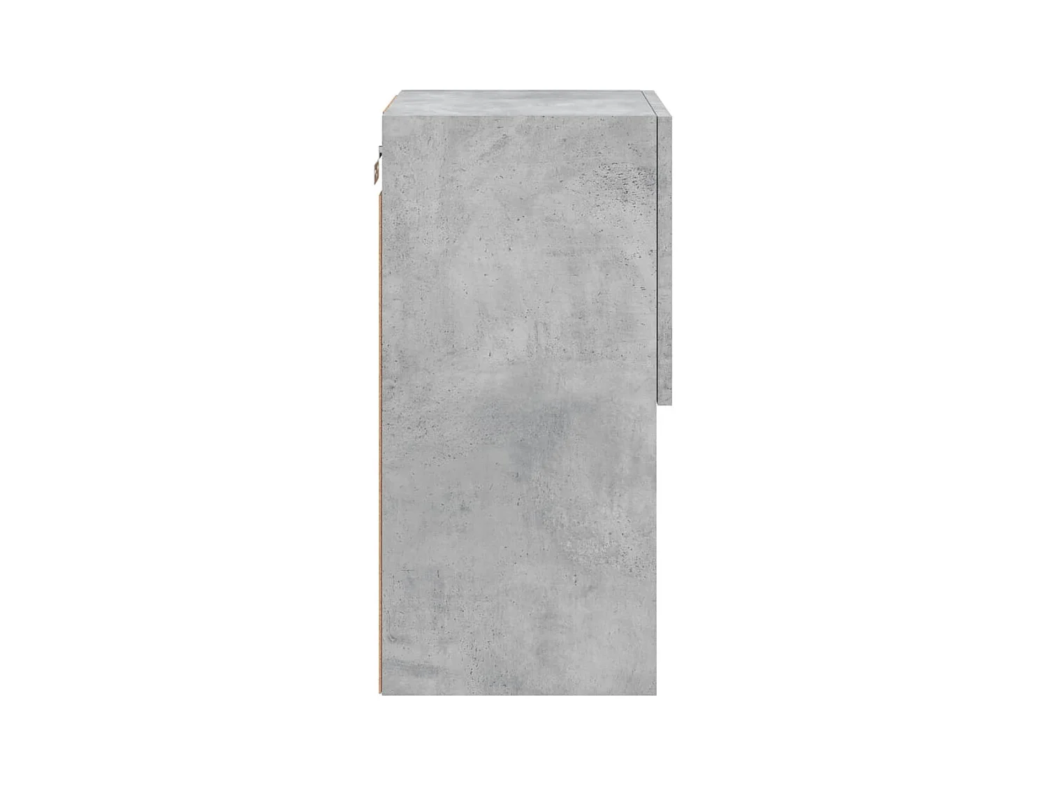 Meubles TV avec lumières LED 2 pcs gris béton 30,5x30x60 cm