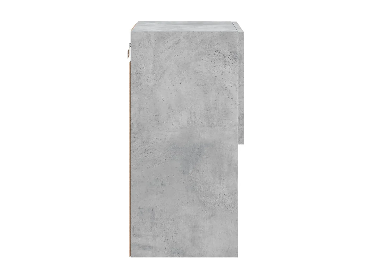Meubles TV avec lumières LED 2 pcs gris béton 30,5x30x60 cm