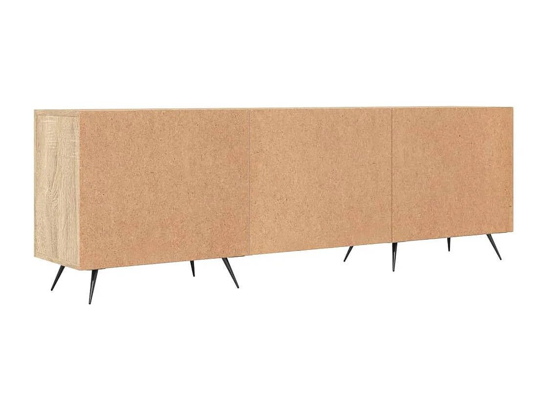 Meuble TV chêne sonoma 150x30x50 cm bois d'ingénierie