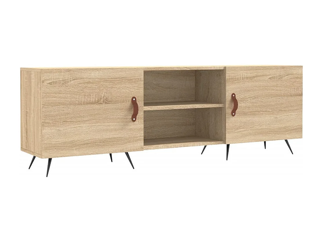 Móvel de TV 150x30x50 cm derivados de madeira carvalho sonoma