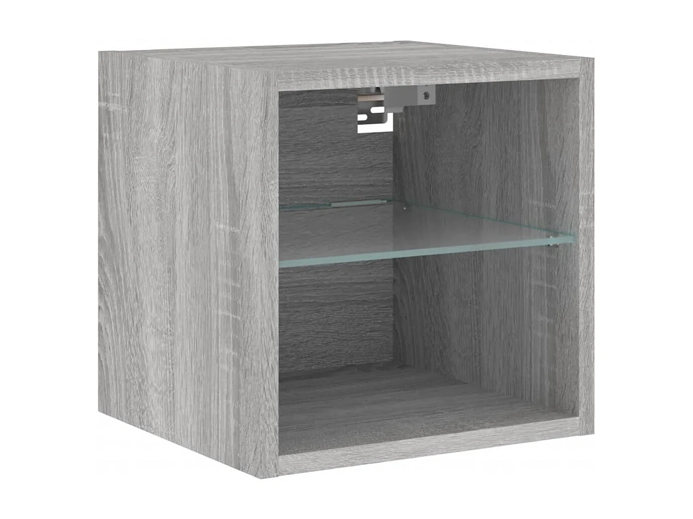 Mobili TV a Muro con LED 8pz Grigio Sonoma Legno Multistrato