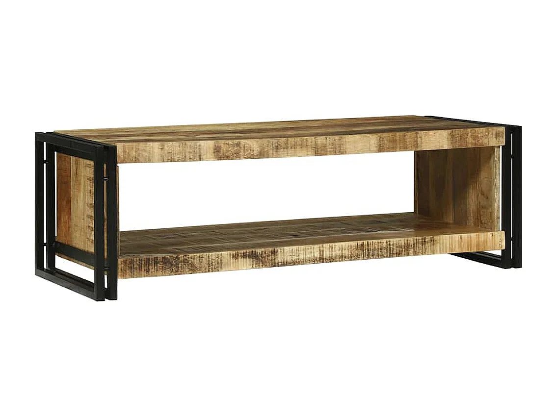 Salontafel Bruin 120 x 50 x 38 cm Massief Mango Hout