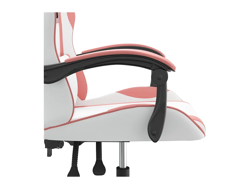 Chaise de jeu Blanc et rose Similicuir