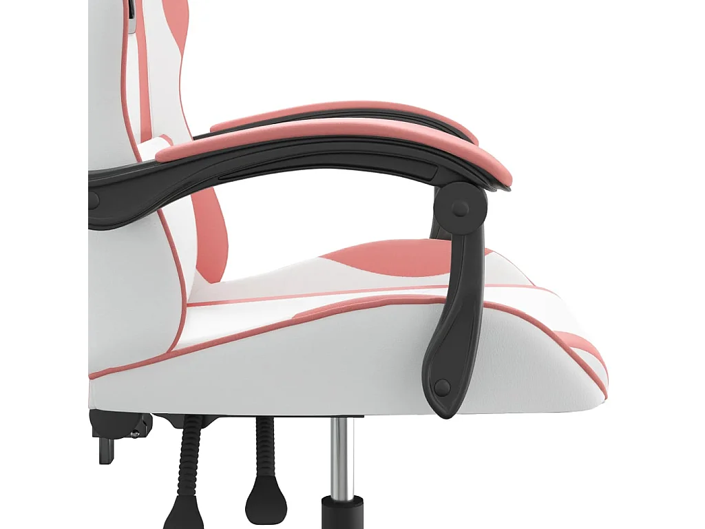 Chaise de jeu Blanc et rose Similicuir