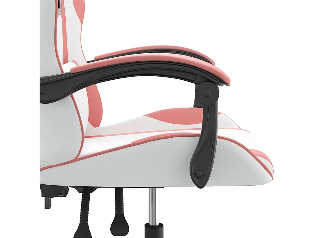 Chaise de jeu Blanc et rose Similicuir
