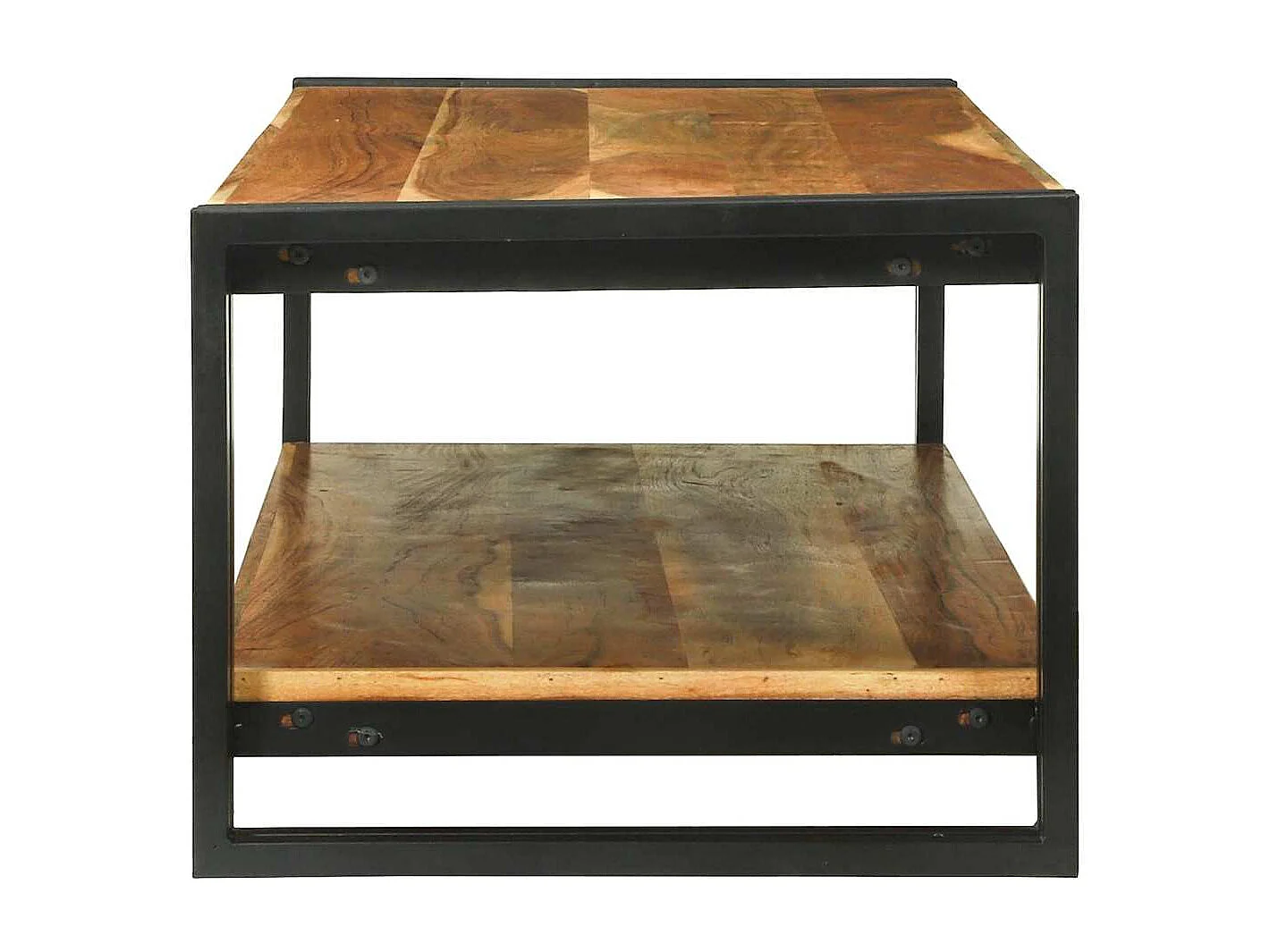 Mesa de Café Marrón 120 x 50 x 38 cm Madera de Acacia Sólida
