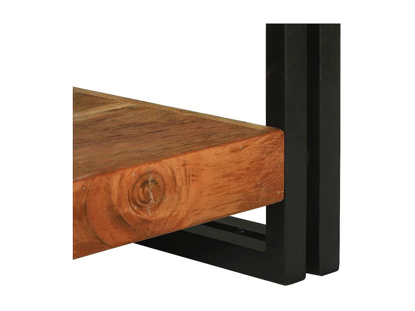 Mesa de Café Marrón 120 x 50 x 38 cm Madera de Acacia Sólida