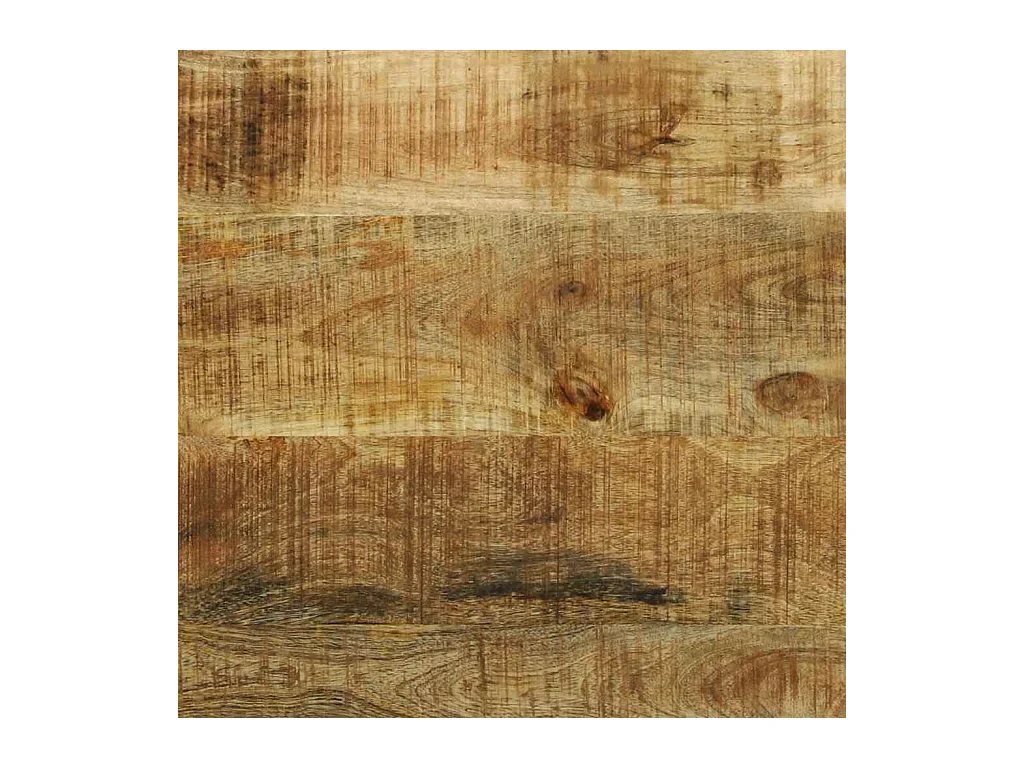 Table basse 2 pcs Marron bois de manguier massif