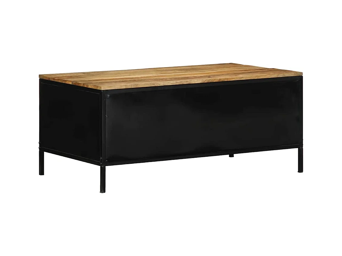 Table basse Marron 90 x 50 x 40 cm Bois de manguier massif