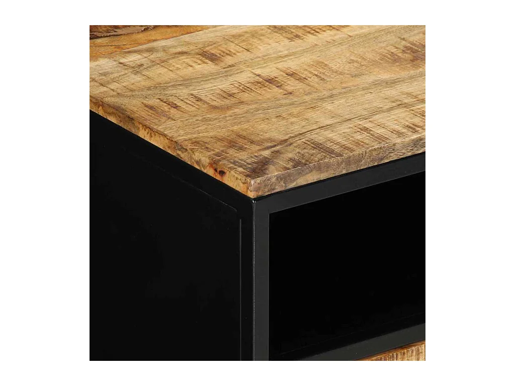 Table basse Marron 90 x 50 x 40 cm Bois de manguier massif