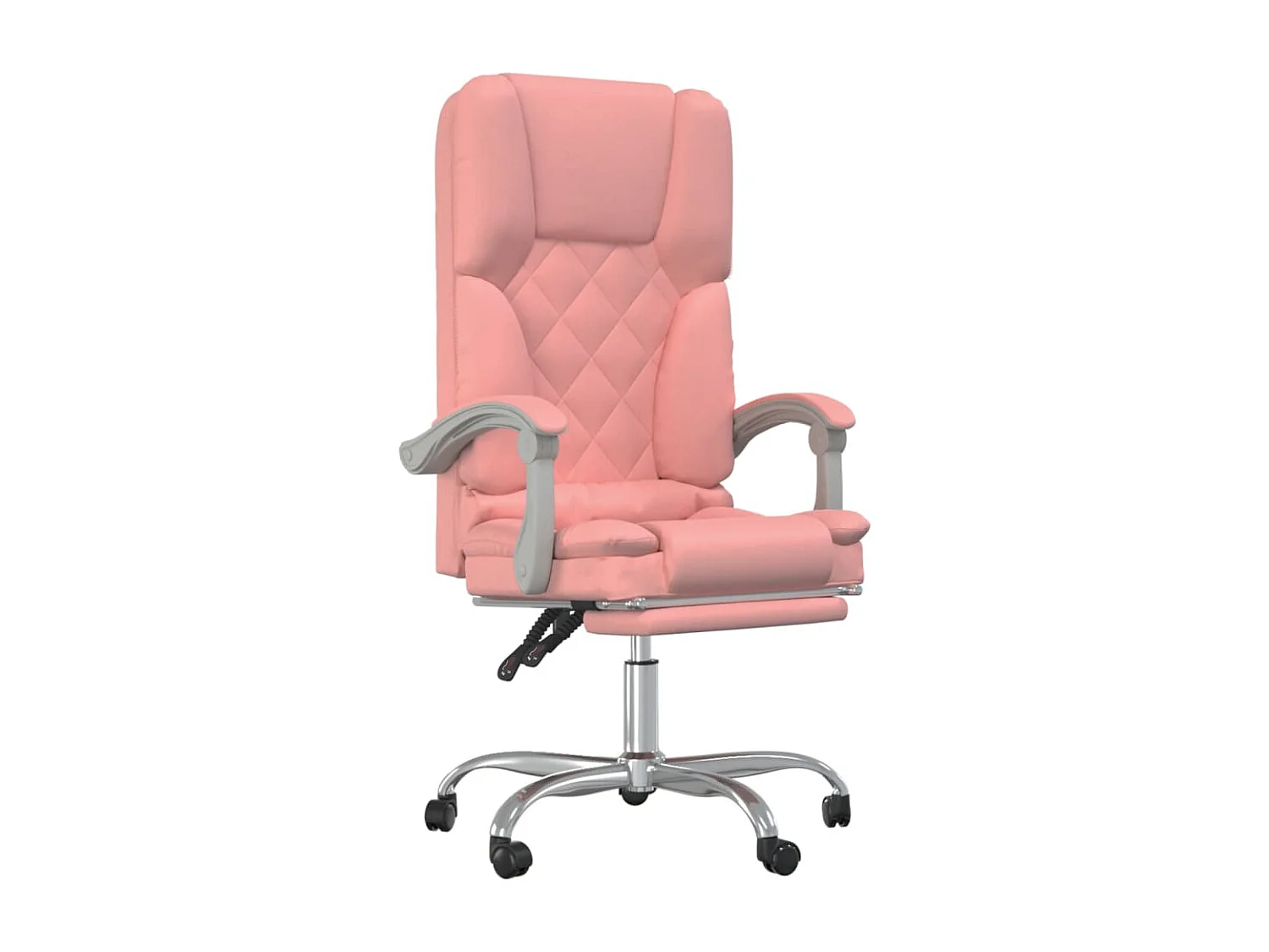 Fauteuil de massage inclinable de bureau Rose Similicuir