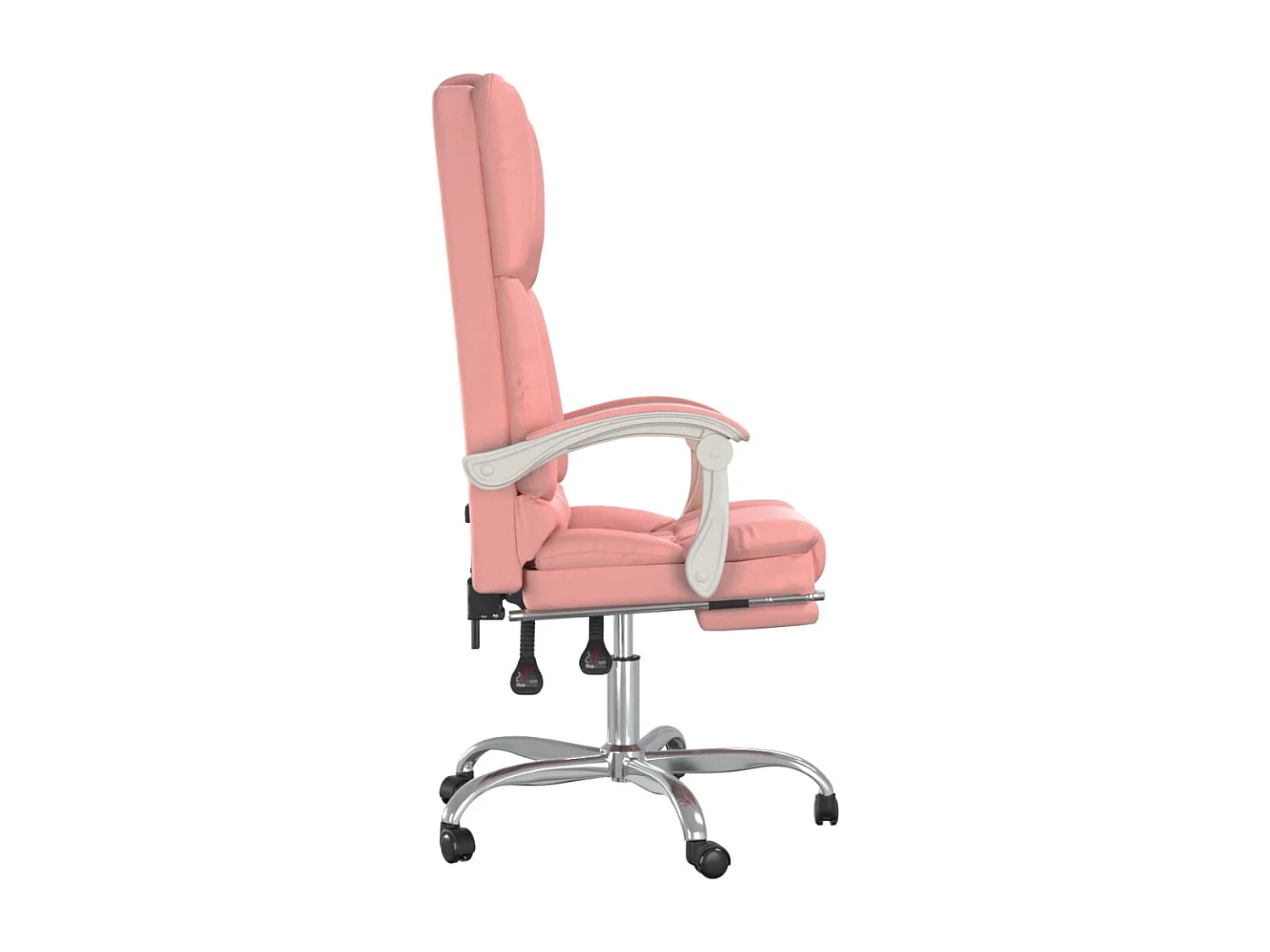 Fauteuil de massage inclinable de bureau Rose Similicuir