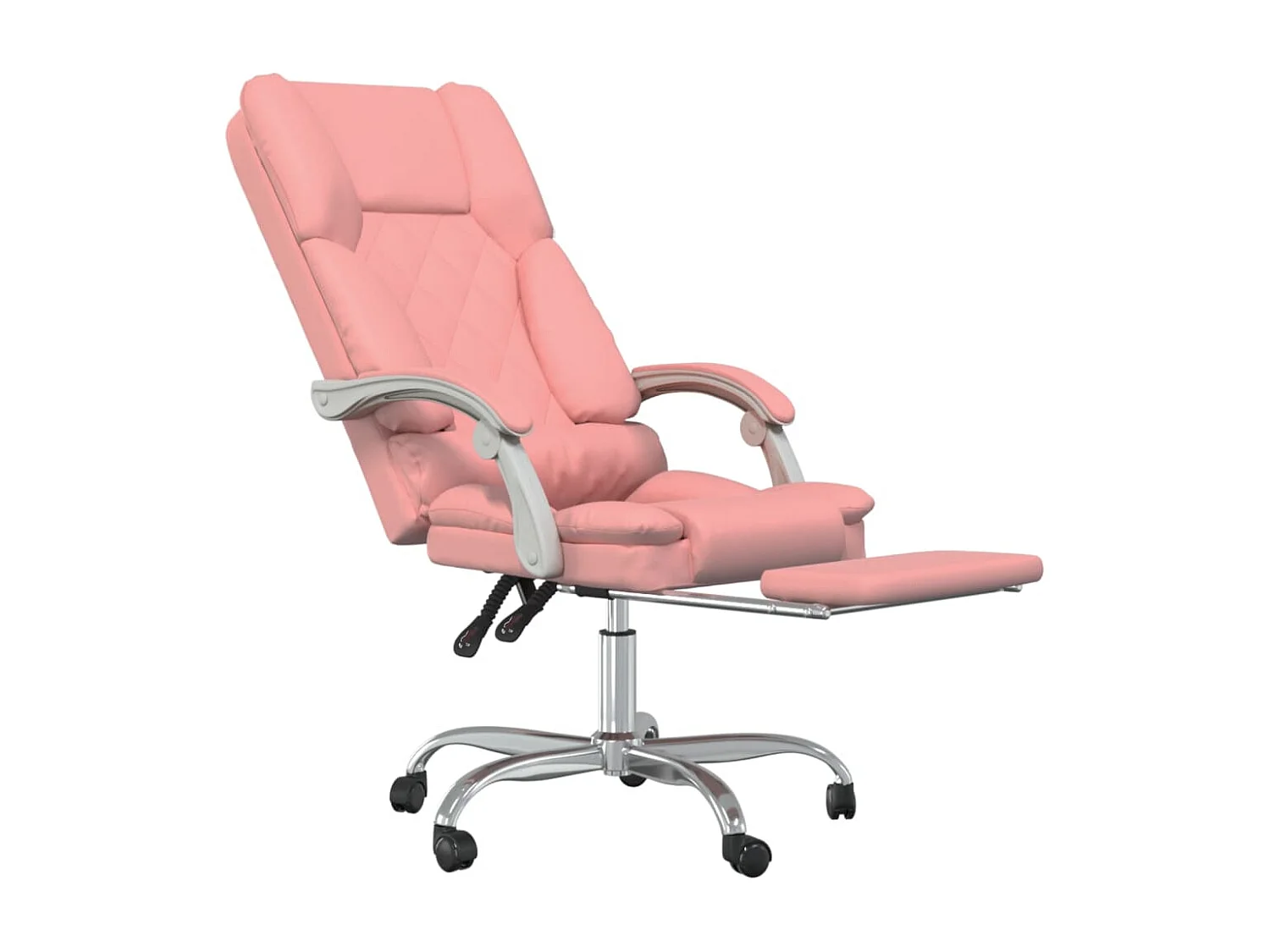 Fauteuil de massage inclinable de bureau Rose Similicuir