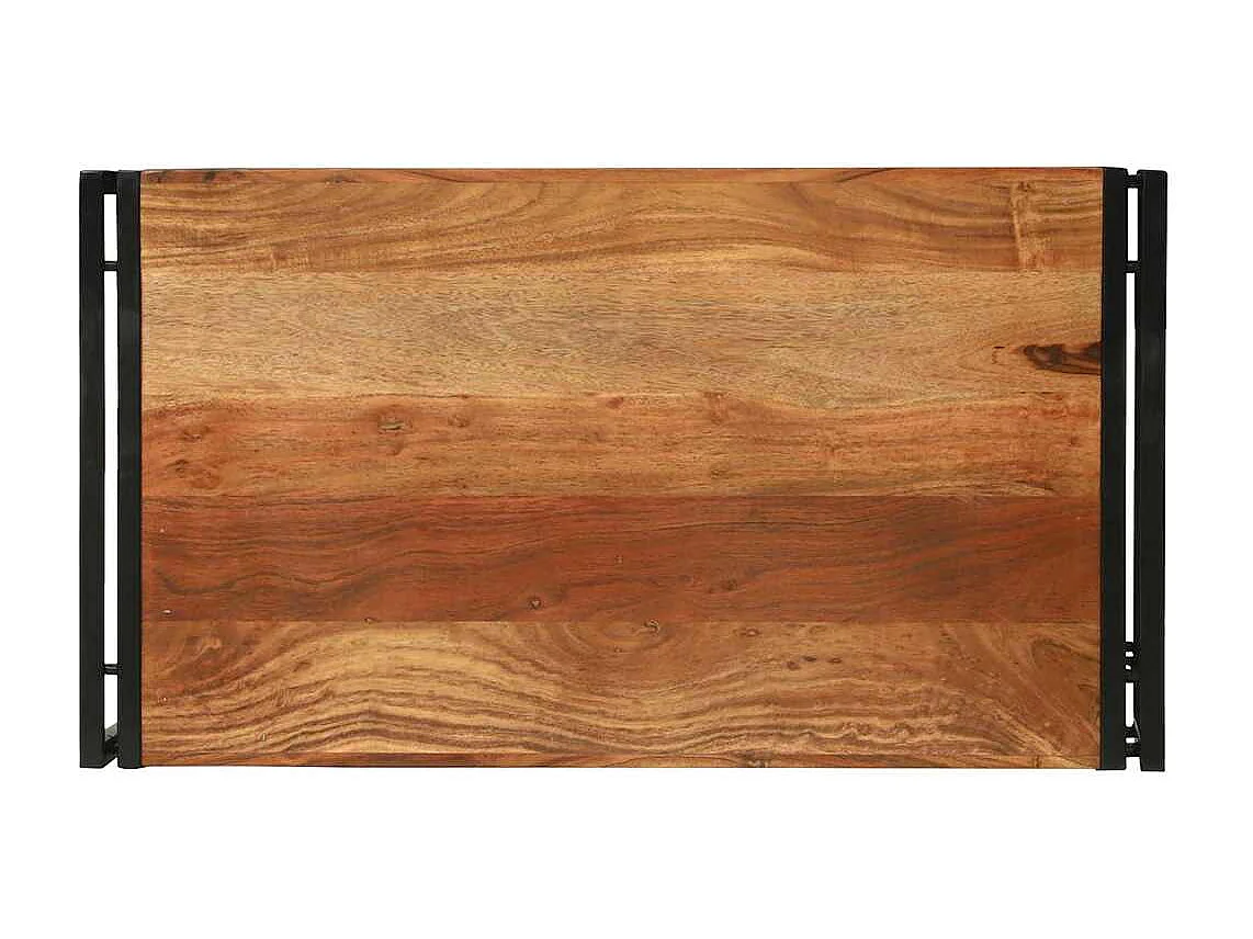 Table basse Marron 90 x 50 x 38 cm Bois d'Acacia Massif