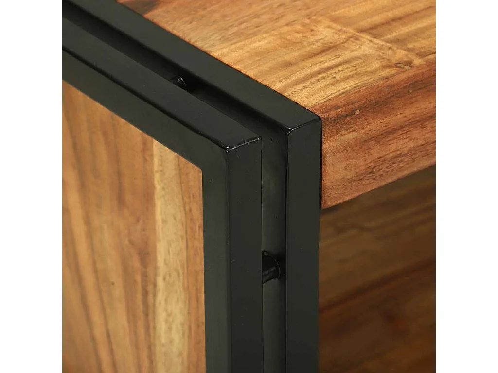 Table basse Marron 90 x 50 x 38 cm Bois d'Acacia Massif