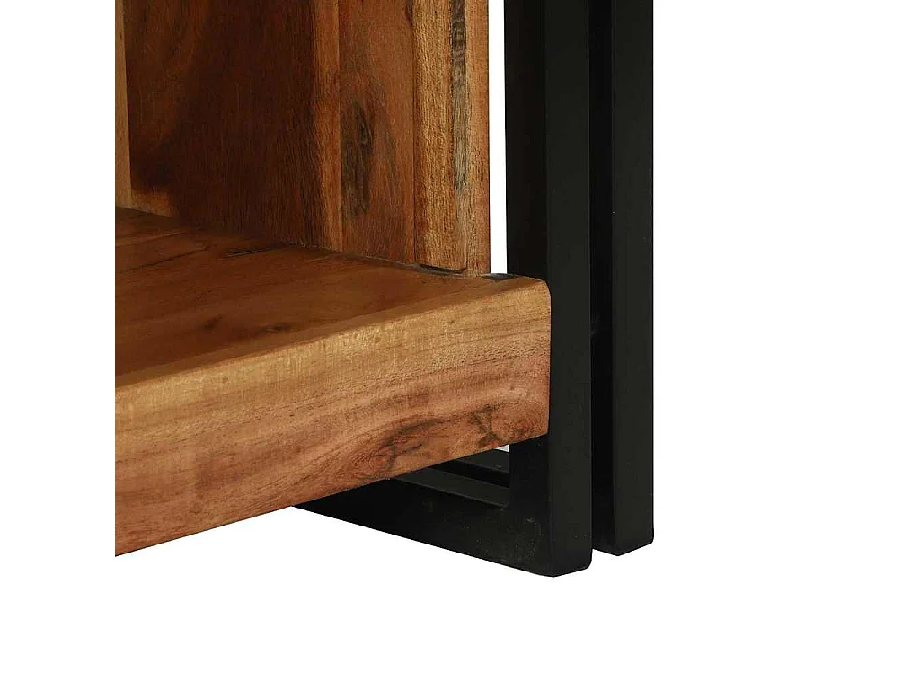 Table basse Marron 90 x 50 x 38 cm Bois d'Acacia Massif