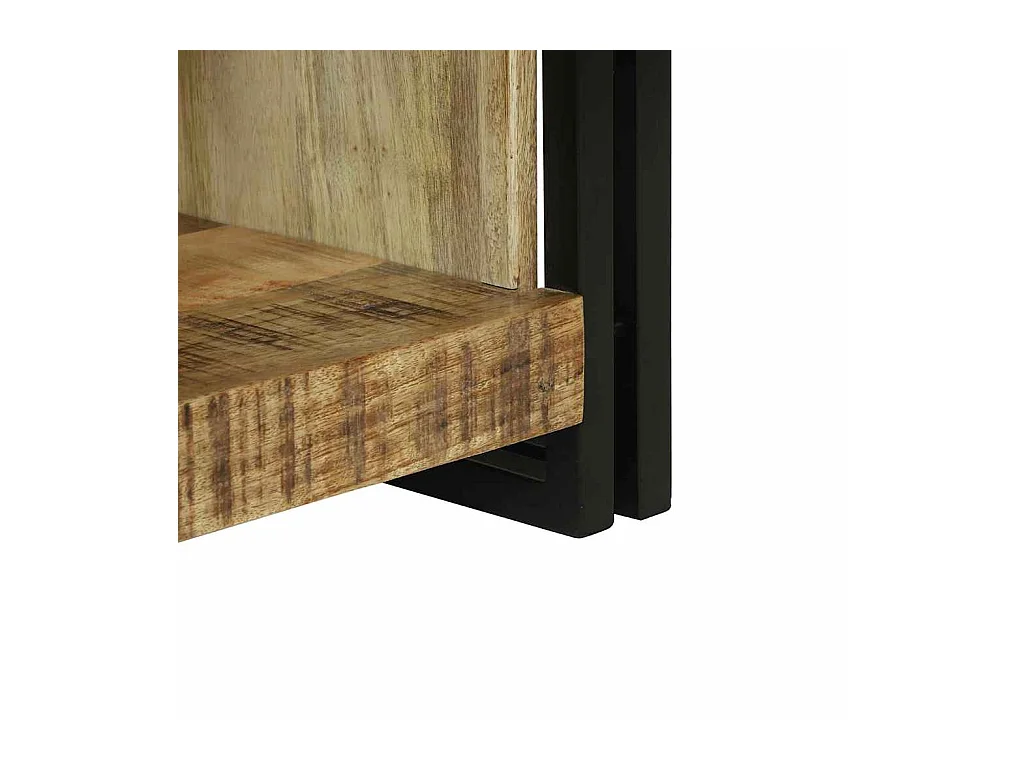 Table basse Marron 90 x 50 x 38 cm Bois de manguier brut massif