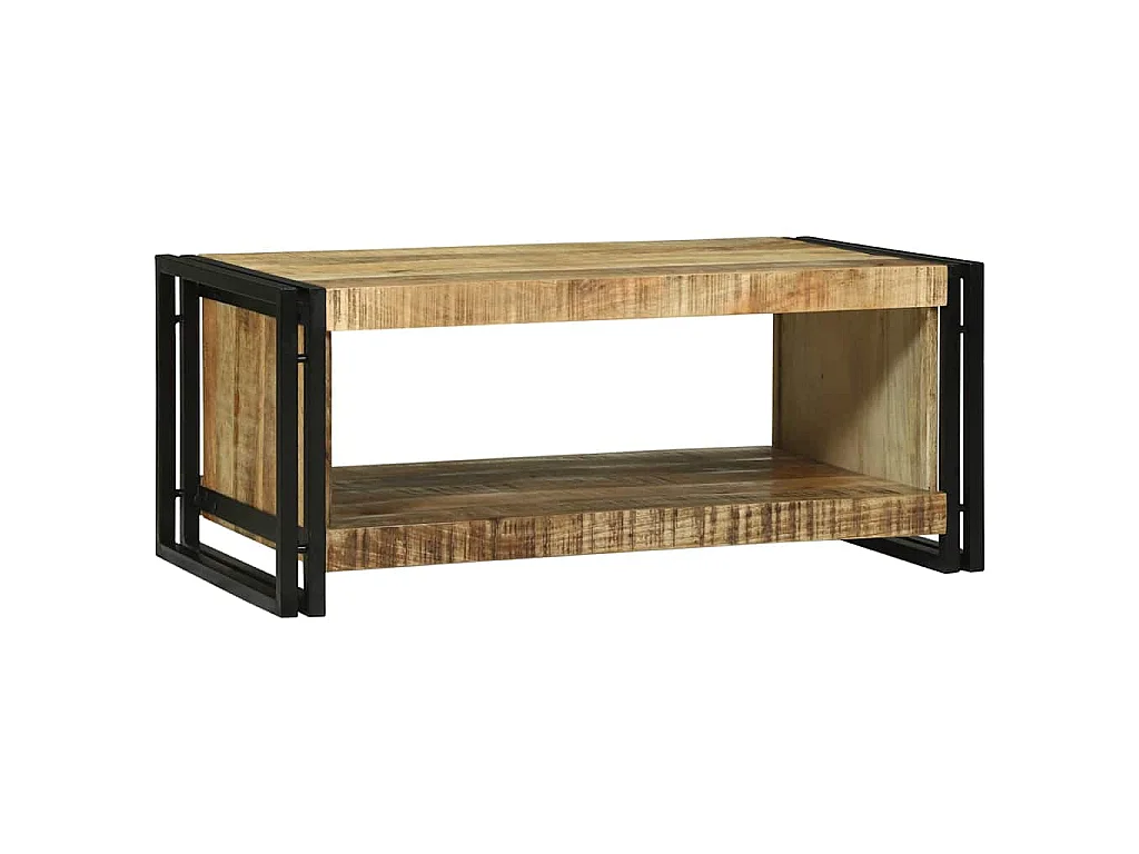 Tavolino da salotto 90 x 50 x 38 cm Legno di mango massello