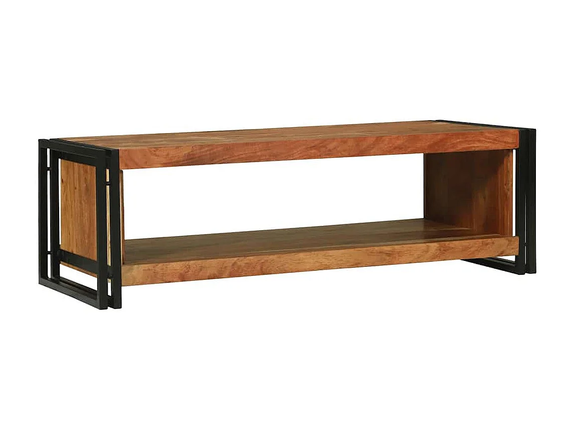 Couchtisch Braun 120 x 50 x 38 cm Akazie Massivholz