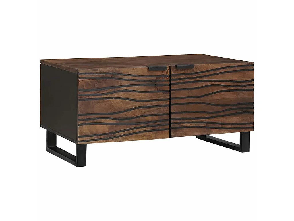 Tavolino da salotto Noce 80 x 50 x 40 cm Legno ingegnerizzato
