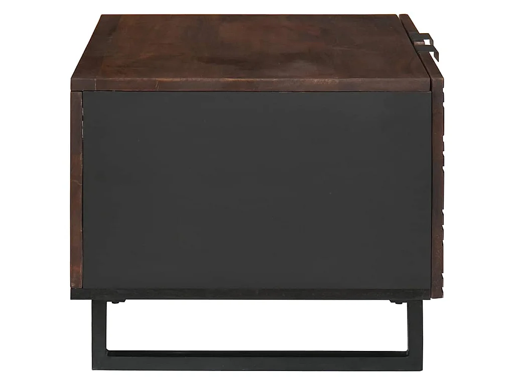 Tavolino da salotto Noce 80 x 50 x 40 cm Legno ingegnerizzato