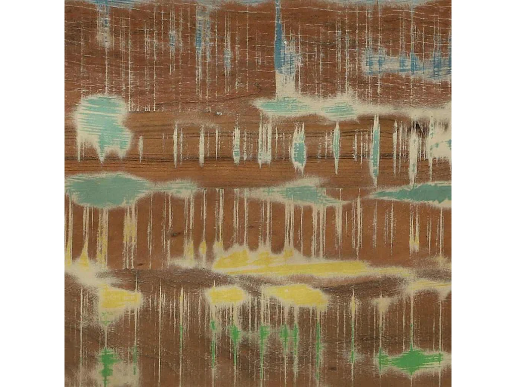 Tavolino da salotto 90 x 50 x 38 cm legno massello di riciclo