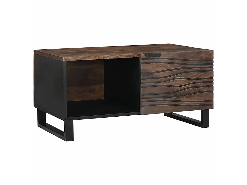 Tavolino da salotto Noce 80 x 50 x 40 cm Legno ingegnerizzato