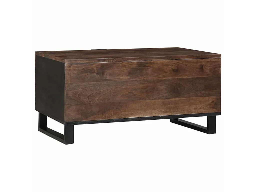 Tavolino da salotto Noce 80 x 50 x 40 cm Legno ingegnerizzato