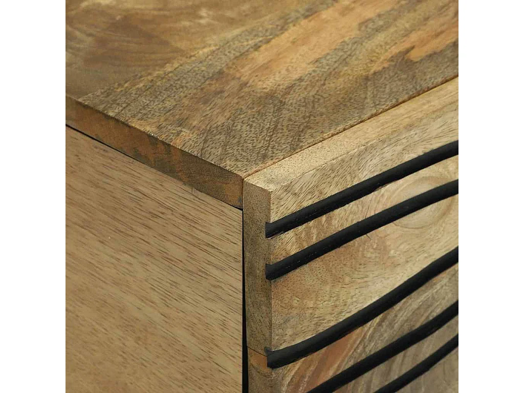 Mesa de centro Marrom e Preto 100 x 54 x 40 cm