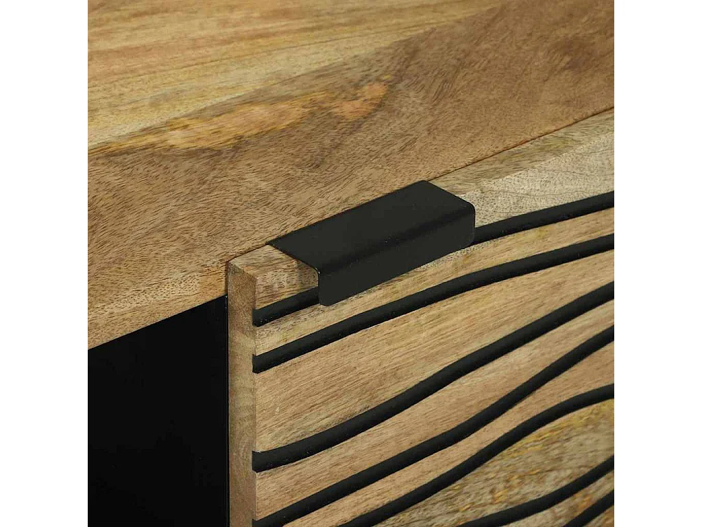 Mesa de centro Marrom e Preto 100 x 54 x 40 cm