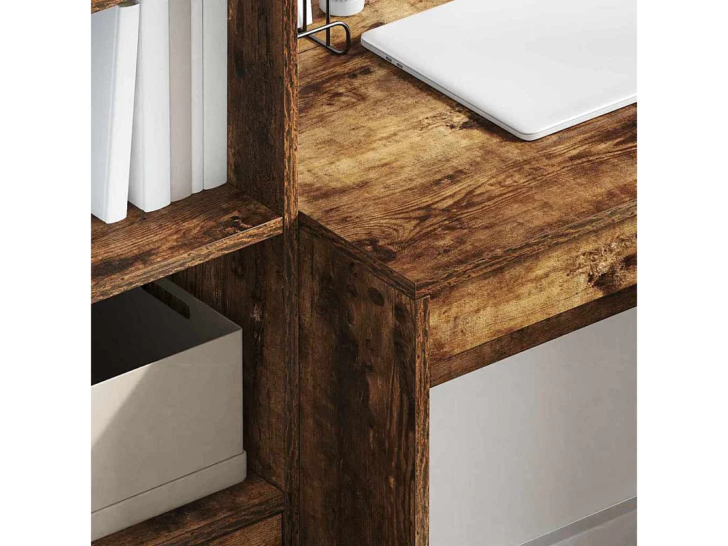 Bureau Autre Chêne fumé 100 x 50 x 76 cm Bois d'ingénierie