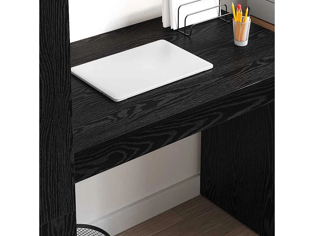 Bureau Chêne noir 113 x 54 x 120 cm Bois d'ingénierie