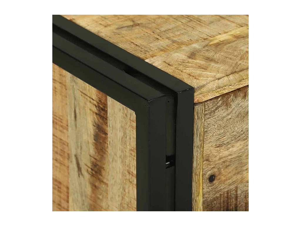 Table basse Marron 90 x 50 x 38 cm Bois de manguier brut massif