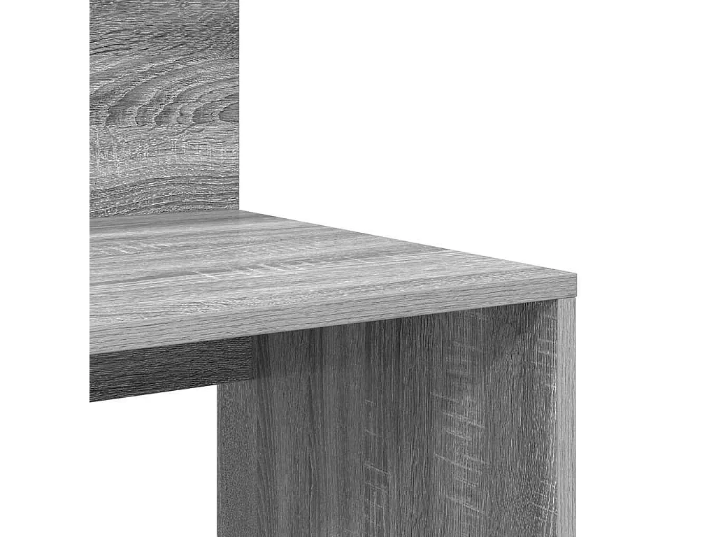 Schreibtisch Graues Sonoma 90 x 48 x 101,5 cm Holzwerkstoff