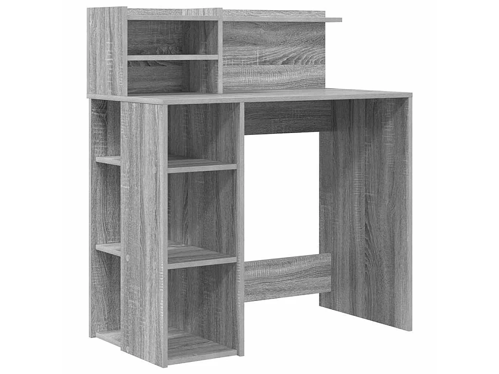 Bureau Gris Sonoma 90 x 48 x 101,5 cm Bois d'ingénierie