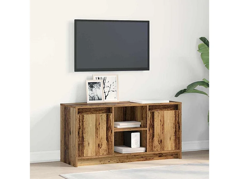 TV-Schränk Braun 100 x 34 x 50 cm Holzwerkstoff