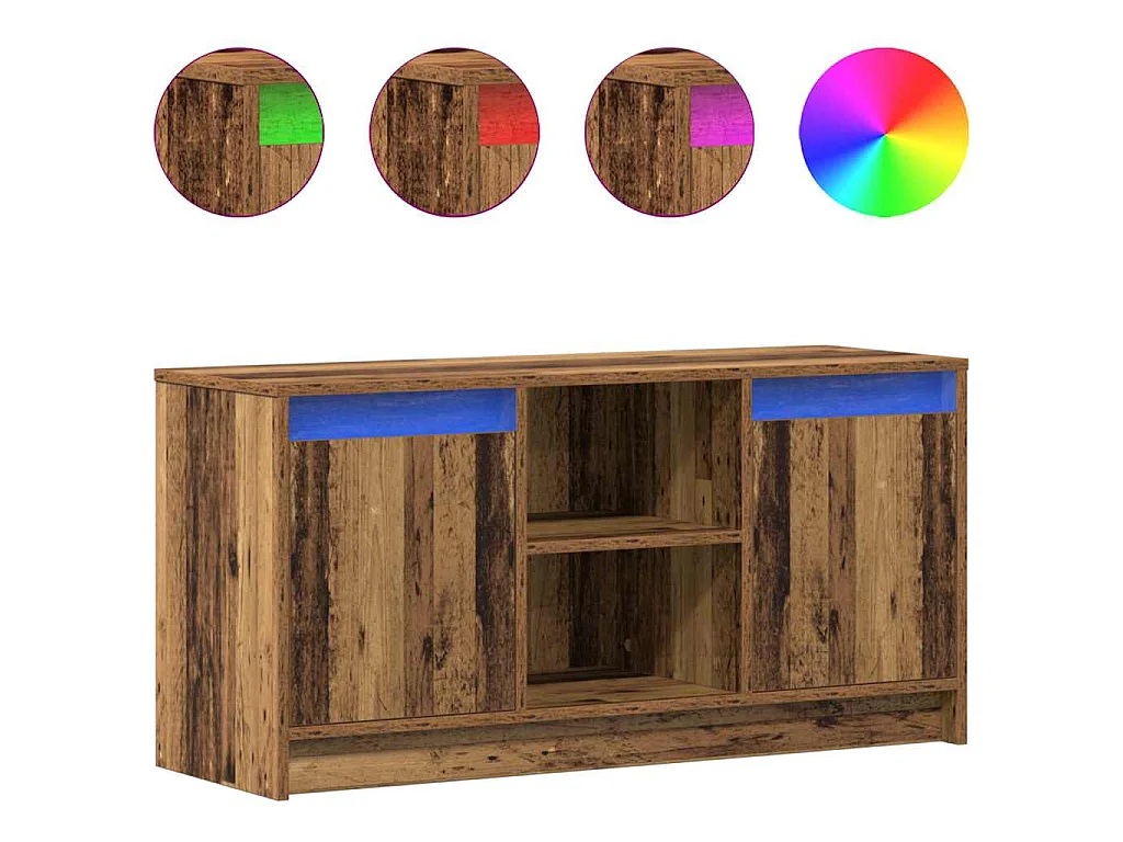 TV Eenheden 100 x 34 x 50 cm Bruin Bewerkt hout