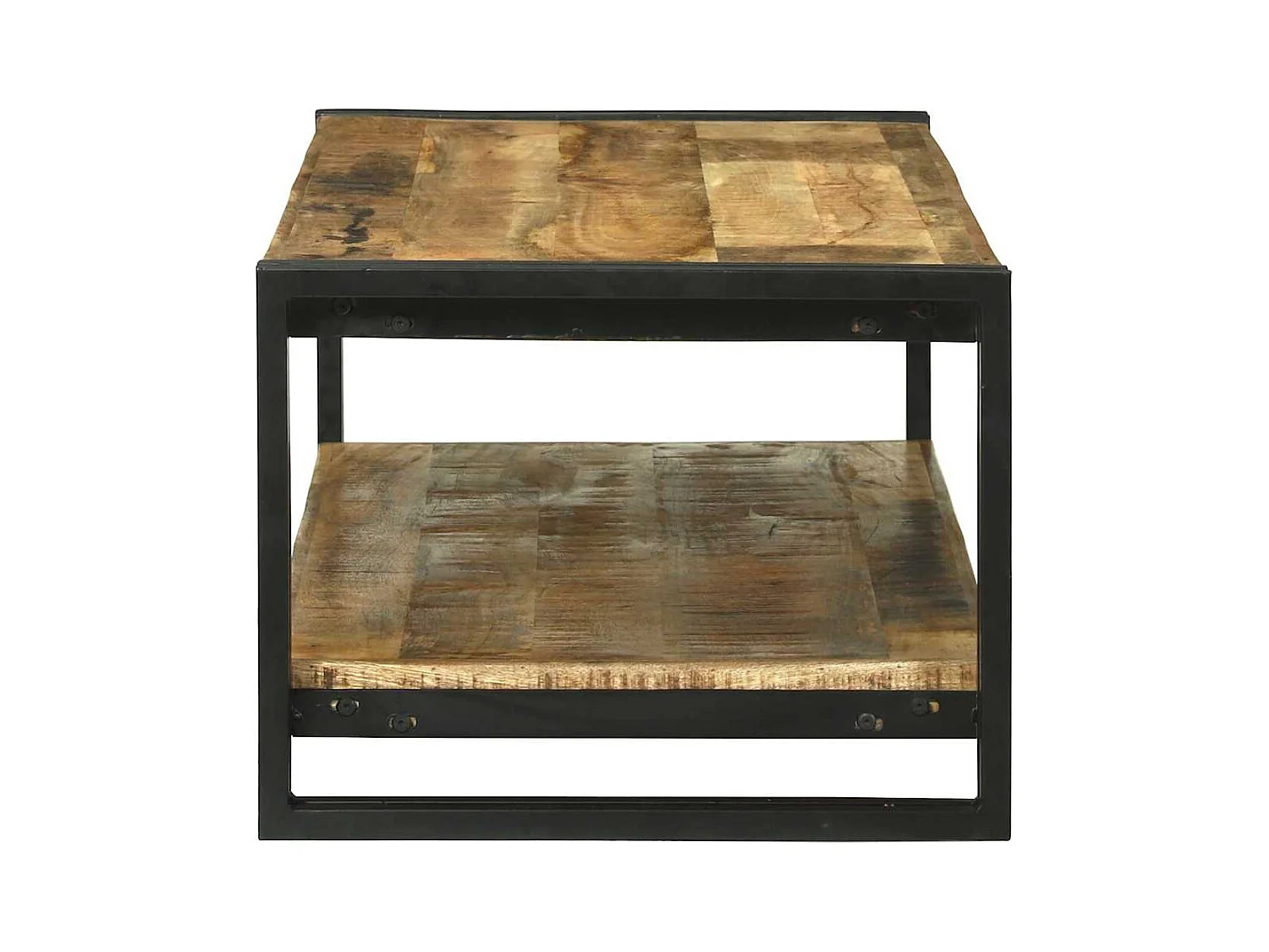 Table basse Marron 120 x 50 x 38 cm bois de manguier massif