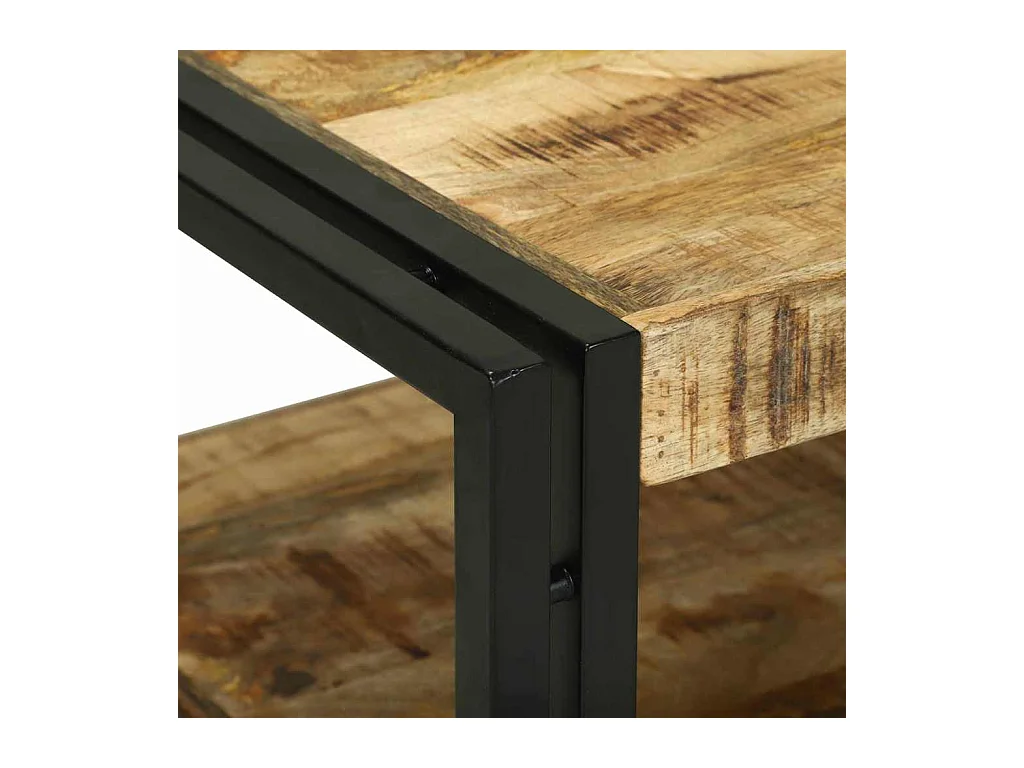 Table basse Marron 120 x 50 x 38 cm bois de manguier massif