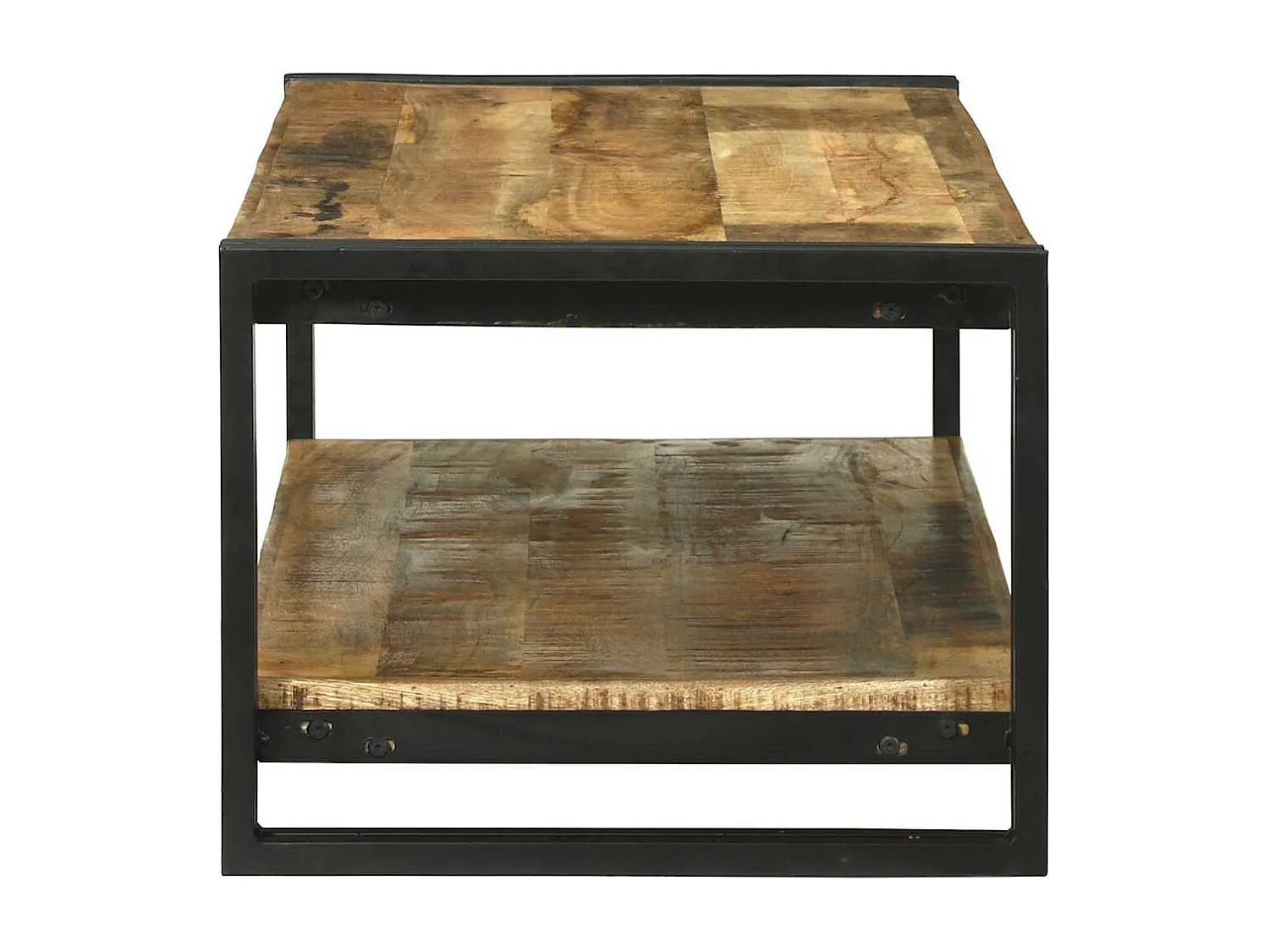 Tavolino da salotto Marrone Legno di mango massello