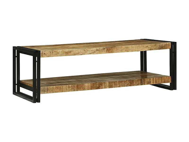 Tavolino da salotto Marrone legno massello di mango