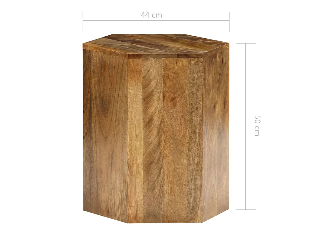 Ensemble de table basse 3 pcs Bois de manguier massif