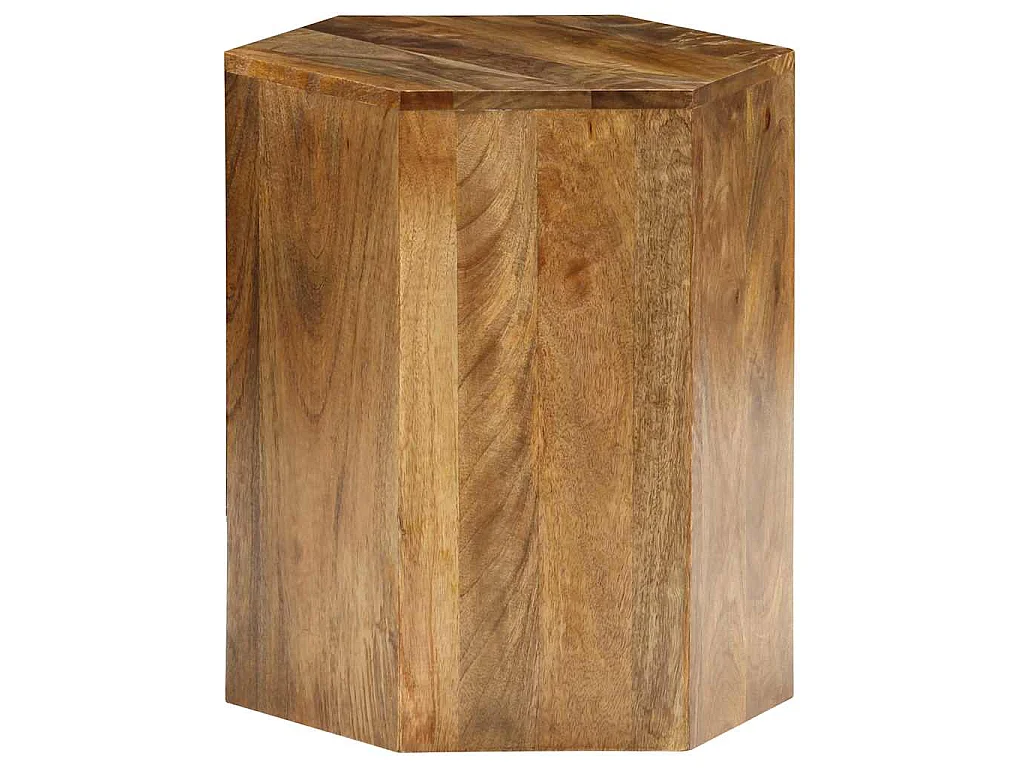 Conjunto de mesas de centro 3 pcs madeira de mangueira maciça