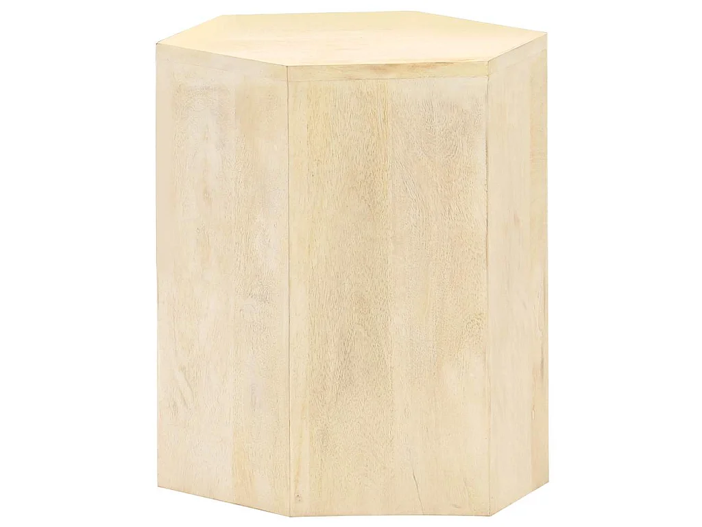 Conjunto de mesas de centro 3 pcs madeira de mangueira maciça