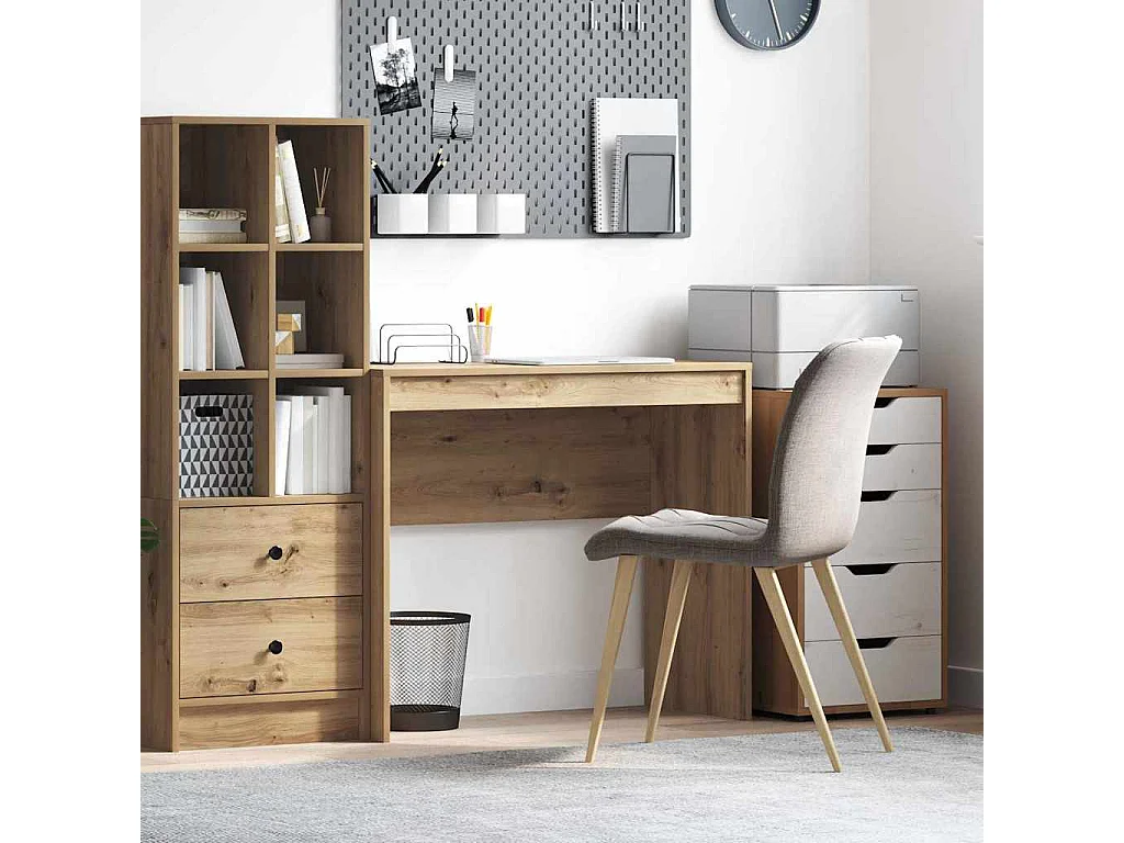 Bureau Chêne artisanal 90 x 40 x 76 cm