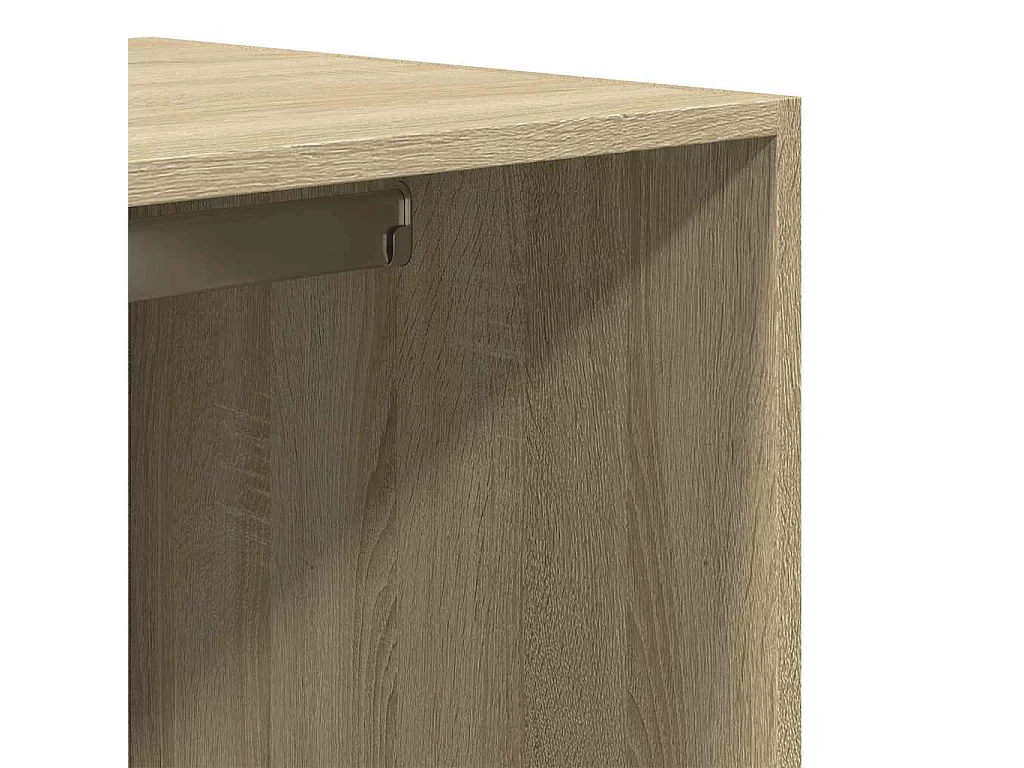 Garde-robe chêne sonoma 80x50x200 cm bois d'ingénierie